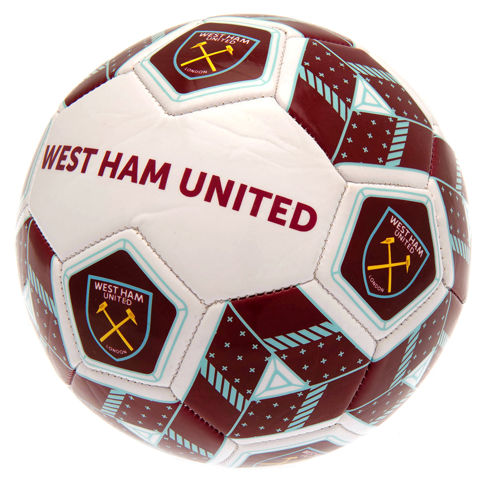 West Ham United FC Hex Size 3 Football LKT Sport Football>Premier League>West Ham United FC Soccer Balls