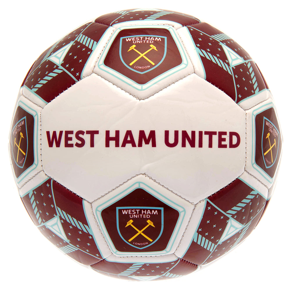 West Ham United FC Hex Size 3 Football LKT Sport Football>Premier League>West Ham United FC Soccer Balls