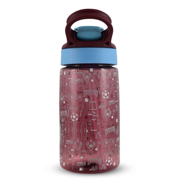 West Ham United FC Junior Water Bottle LKT Sport Vibrant claret kids water bottleWith a white West Ham crest and fun icon designWith a screw top lid and a closable drinking spoutOfficial licensed productApprox ml (oz)Approx cm tall, cm in diameter Water B