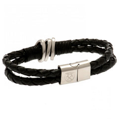 West Ham United FC Leather Bracelet LKT Sport Football>Premier League>West Ham United FC Bracelets