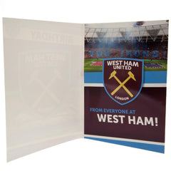 West Ham United FC Musical Birthday Card LKT Sport Football>Premier League>West Ham United FC Greeting Cards