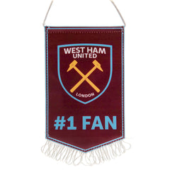 West Ham United FC No.1 Fan Mini Pennant LKT Sport Football>Premier League>West Ham United FC Flags