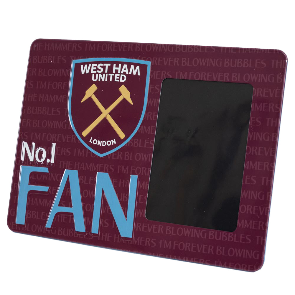 West Ham United FC No1 Fan Picture Frame Sign LKT Sport Football>Premier League>West Ham United FC Picture Frames