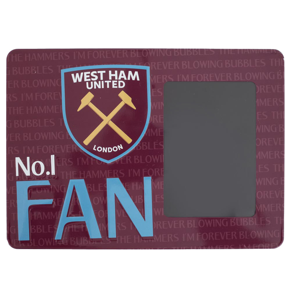 West Ham United FC No1 Fan Picture Frame Sign LKT Sport Football>Premier League>West Ham United FC Picture Frames
