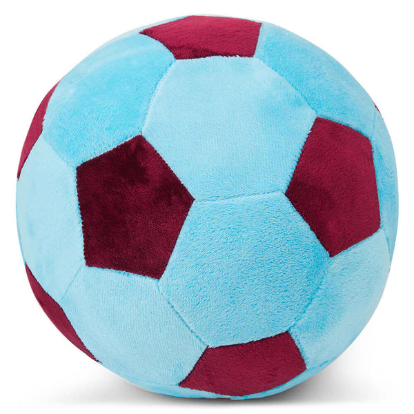 West Ham United FC Plush Football LKT Sport A fun soft plush football toyFeaturing the Hammers crest in the middle100% polyesterOfficial licensed productApprox 60cm in circumference Soccer Toys