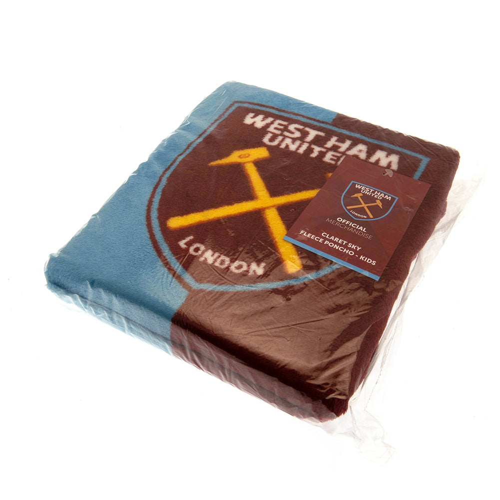 West Ham United FC Poncho Blanket Kids LKT Sport Football>Premier League>West Ham United FC