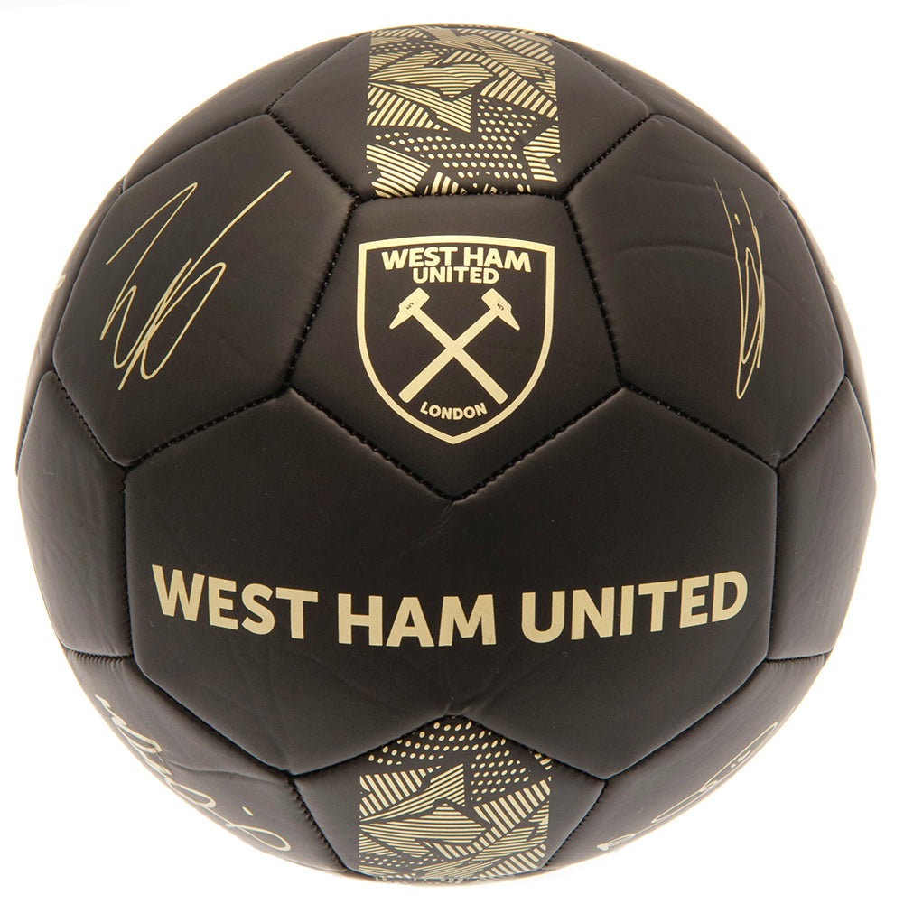 West Ham United FC Sig Gold Phantom Football LKT Sport Football>Premier League>West Ham United FC Soccer Balls