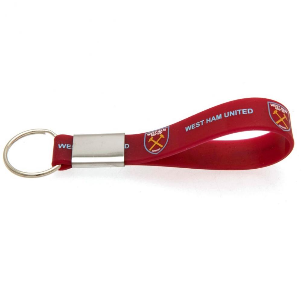 West Ham United FC Silicone Keyring LKT Sport Football>Premier League>West Ham United FC Keychains