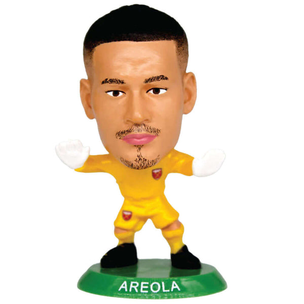 West Ham United FC SoccerStarz Areola LKT Sport Alphonse Areola Soccerstarz collectable figureFeatures classic West Ham home kitStands 5cm tall on a green baseOfficial licensed productApprox 5cm x 2.5cm x 2.5cm Figurines