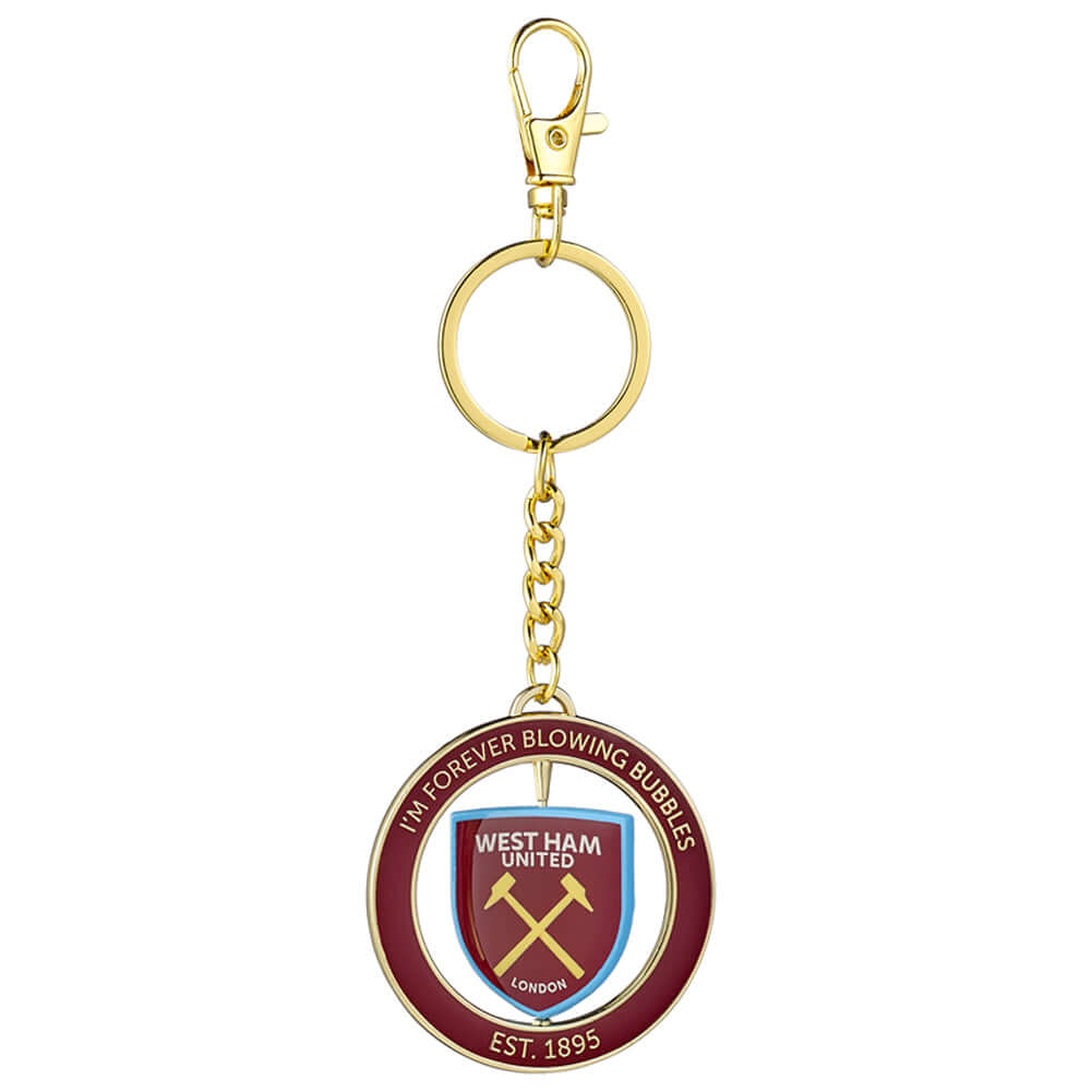 West Ham United FC Spinner Keyring LKT Sport Football>Premier League>West Ham United FC Keychains