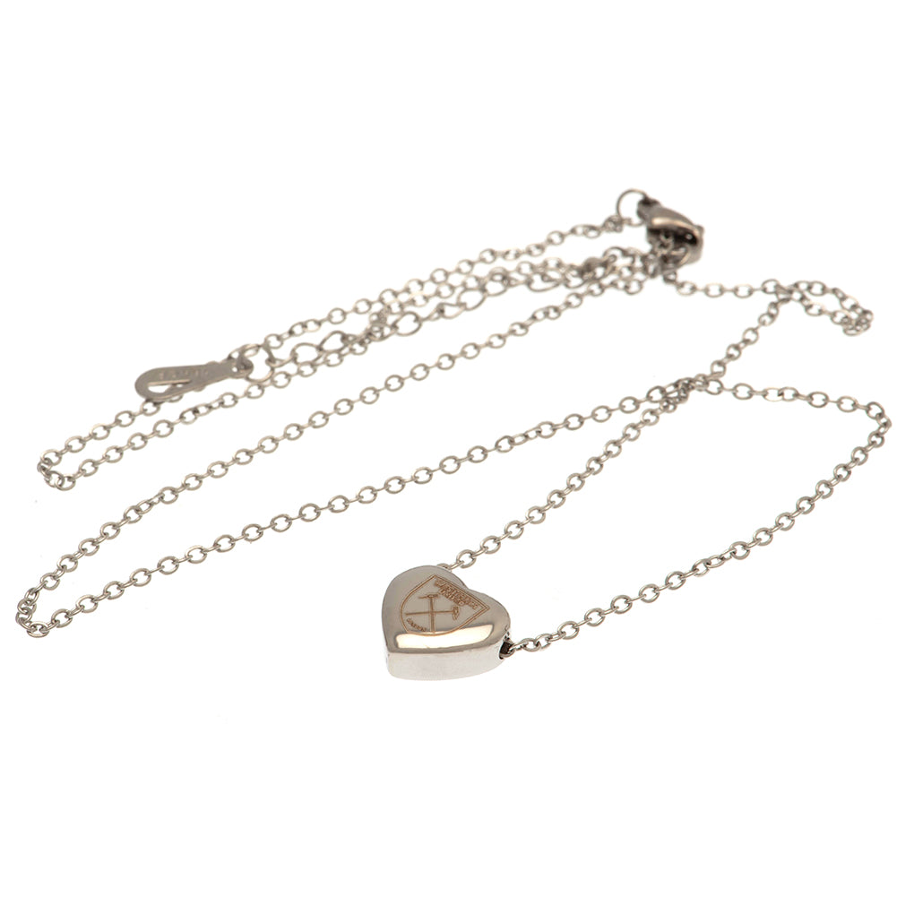 West Ham United FC Stainless Steel Heart Necklace LKT Sport Football>Premier League>West Ham United FC