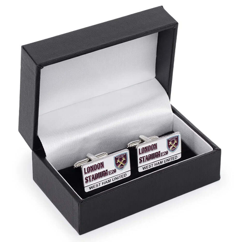 West Ham United FC Street Sign Cufflinks Secondary image