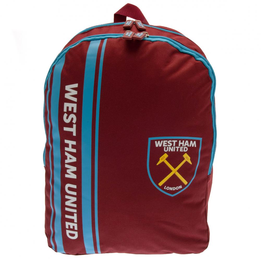 West Ham United FC Stripe Backpack LKT Sport Football>Premier League>West Ham United FC Backpacks