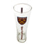 West Ham United FC Tall Beer Glass LKT Sport Tall slim pilsner style pint glass Features West Ham United text in claret and full colour club crest White West Ham United text on small claret block detail on reverse Official licensed product Approx 570ml (1