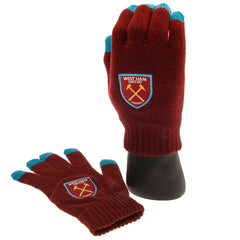 West Ham United FC Touchscreen Knitted Gloves Adults LKT Sport Football>Premier League>West Ham United FC Gloves & Mittens