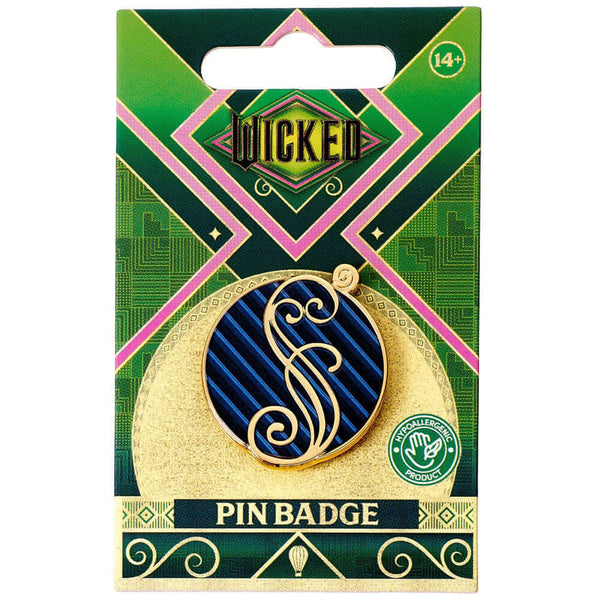 Wicked Blue Shiz University Pin Badge LKT Sport Bright, colourful and highly detailed enamel pin badgeFeaturing a blue Shiz University logo on a butterfly clasp fixingOfficial licensed productApprox 30mm x 30mm Brooches & Lapel Pins