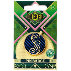 Wicked Blue Shiz University Pin Badge LKT Sport Entertainment>Movies>Wicked Brooches & Lapel Pins