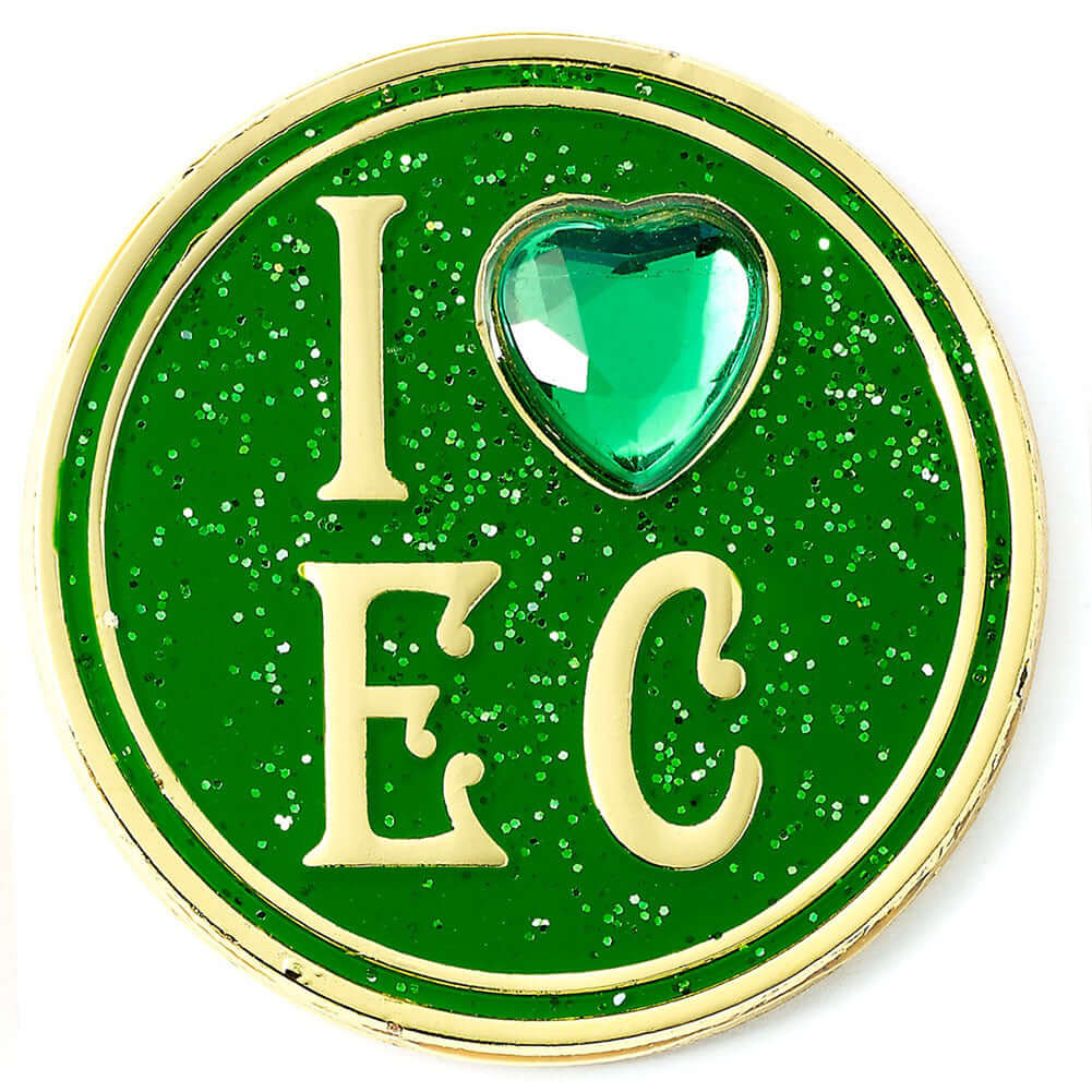 Wicked I Love Emerald City Pin Badge LKT Sport Entertainment>Movies>Wicked Brooches & Lapel Pins
