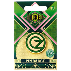 Wicked Oz Logo Pin Badge LKT Sport Bright, colourful and highly detailed enamel pin badgeFeaturing the Oz logo on a butterfly clasp fixingOfficial licensed productApprox 30mm x 30mm Lapel Pins