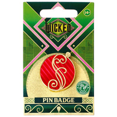 Wicked Pink Shiz University Pin Badge LKT Sport Entertainment>Movies>Wicked Brooches & Lapel Pins