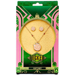 Wicked Rose Gold Plated Glinda Necklace & Earrings LKT Sport Entertainment>Movies>Wicked Jewelry Sets