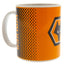 Wolverhampton Wanderers FC Fade Mug LKT Sport Ceramic everyday coffee mugFade design featuring the Wolves club crest in classic Wolves colours on the frontGlazed kiln fired finish with white handleOfficial licensed productApprox 315ml (11oz)Approx 9cm tal