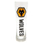 Wolverhampton Wanderers FC Tall Beer Glass LKT Sport Tall slim pilsner style pint glassFeatures Wolves text in black and full colour club crestBlack Wolves text on small gold block detail on reverseOfficial licensed productApprox 570ml (1 pint)Approx 24cm