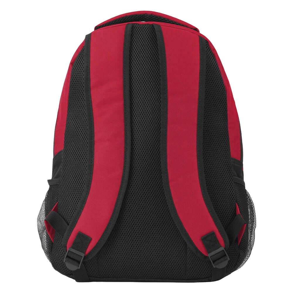 Wrexham AFC Ultra Action Backpack LKT Sport Ultra design backpack featuring Wrexham club crestMain compartment has a large double zipped opening for easy accessInternal elasticated pouch and front zipped pocket2 mesh side pocketsOfficial licensed productA