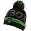 Xbox Youths Bobble Beanie LKT Sport Black and green knitted bobble beanieFeatures Xbox text and woven logoOfficial licensed productYouths one size fits all Beanies