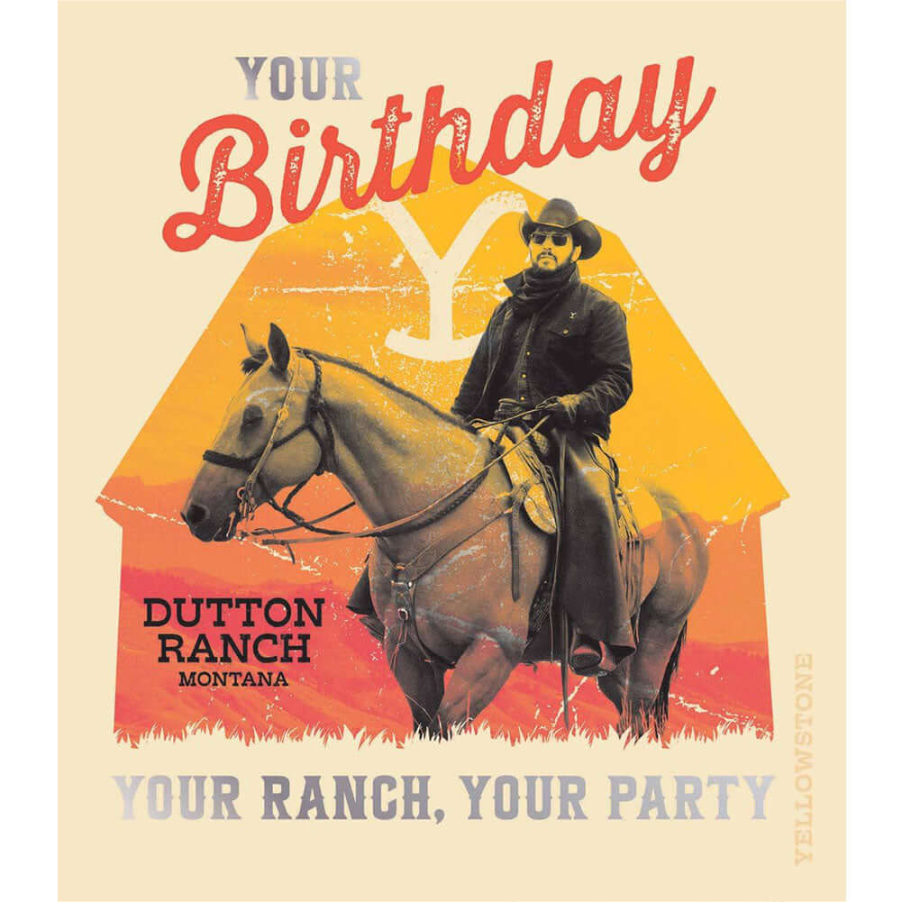 Yellowstone Birthday Card LKT Sport Entertainment>TV Series>Yellowstone Greeting Cards